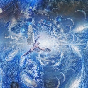 Angel in Space Tunnel